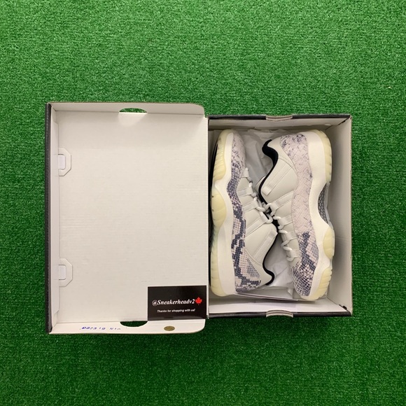 🦴*NEW* Air Jordan 11 Retro Low “Snake Light Bone” - Picture 10 of 11